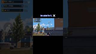 bro asked for it ☠️ shortsvideo shorts youtubeshorts pubgmobile bgmi [upl. by Sarkaria732]