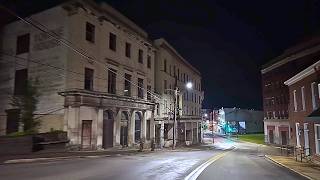 Brownsville Pennsylvania at Night Drive Through [upl. by Giesecke158]