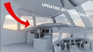 UPDATED B777 COCKPIT Project Flight [upl. by Skiest]