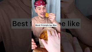 How to enjoy WAFFLE FRIES with bbq SAUCE and your best friend properly😎❤️🍟 CHEFKOUDY [upl. by Itsrejk230]