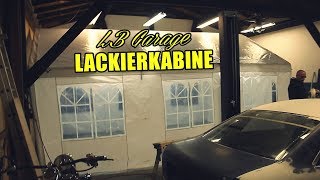 Low Budget Lackierkabine für die Halle [upl. by Hazard850]