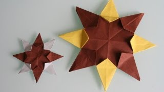 Origami Sonne sun  Origami Star [upl. by Adelind235]