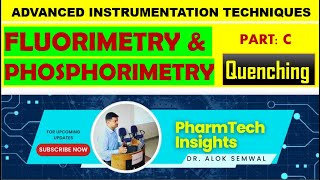 Quenching in Fluorimetry  Lecture on Quenching in Fluorimetry [upl. by Leafar]