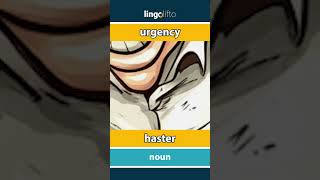 🇬🇧🇩🇰 urgency  haster  vocabulary builder  learn English  Lad os lære engelsk [upl. by Yrebmik]