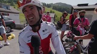 Ion Izagirre  Interview at the finish  Stage 7  Tour de Suisse 2022 [upl. by Vladimir531]