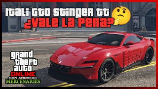 ¿El NUEVO vehículo MÁS RÁPIDO de GTA 5 ONLINE  Análisis del Itali GTO Stinger TT [upl. by Demah]