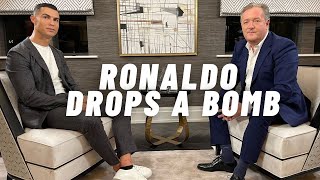 Cristiano Ronaldo Interview  Ronaldo drops a bomb [upl. by Aneekat]