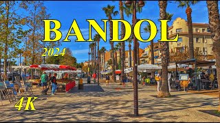 BANDOL🌞Var  Côte dAzur  Visite des villes et villages Français 4K [upl. by Neneek574]