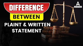 Difference between Plaint and Written Statement [upl. by Prader]