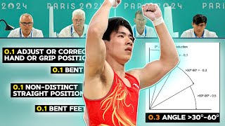 Zhang Boheng  High Bar E score  Olympic 2024 [upl. by Junieta457]