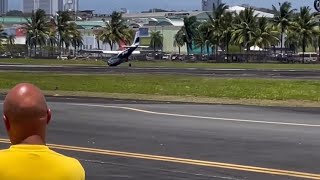 Bystanders Watch Cessna Emergency Landing [upl. by Hillary]