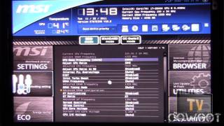 Cowcot TV BIOS UEFI MSI Click BIOS II [upl. by Crescin]