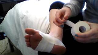 Taping techniques for plantar fasciitis [upl. by Aliuqahs355]