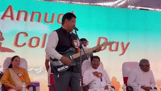 Meghalaya CM Conrad Sangma sings Beatles song in Hyderabad [upl. by Uba]