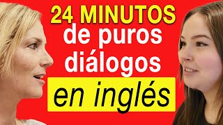 24 Minutos de Diálogos Puros en Inglés  24 Minutes of Pure Dialogues in English [upl. by Claudell]