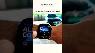 Controlling BMW i4 with Apple Watch 🤯 shorts short [upl. by Cargian865]