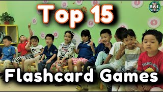 361  Top 15 ESL Flashcard Games [upl. by Sairtemed]