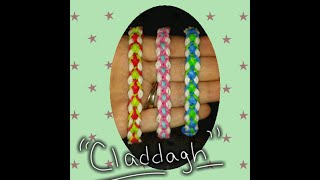 My New Reversible quot Claddaghquot Rainbow Loom BraceletHow To Tutorial [upl. by Hamilton799]