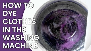 How to Dye Clothes in the Washing Machine with RIT Dye [upl. by Nisen832]