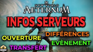 NEW WORLD AETERNUM  INFOS SORTIE et SERVEURS [upl. by O'Connor]