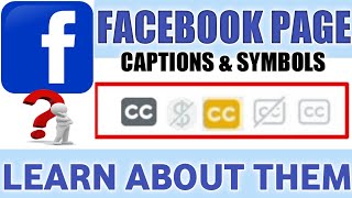 How to solve Facebook Page Videos SymbolsCaptions2023 Facebook Caption AutoGenerated Captions 2023 [upl. by Radec]