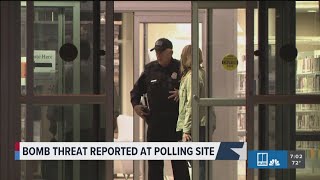 Bomb threat reported at DeKalb County polling site [upl. by Atiral]