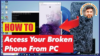 HOW TO ACCESS YOUR BROKEN PHONE FROM PC 2024  How to Access Android Phone with Dead Screen [upl. by Aicnerolf416]