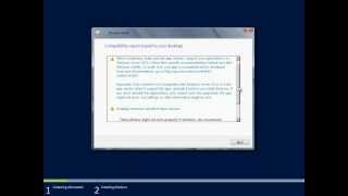 Upgrade Windows Server 2008 R2 Standard to Windows Server 2012 Standard Installation Video [upl. by Hadeis693]