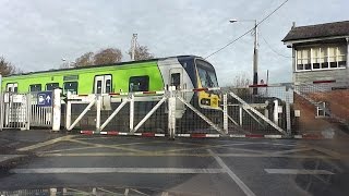 Railway Crossing  Clonsilla Station Dublin [upl. by Dopp915]