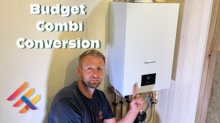 Budget Combi boiler conversion GlowWorm [upl. by Aredna194]