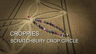 Croppies Enjoying The Scratchbury Crop Circle [upl. by Nauh]