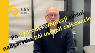 Po hydrodekompresji cieśni nadgarstka ból ustąpił całkowicie [upl. by Einama]