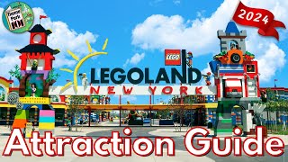 LEGOLAND New York ATTRACTION GUIDE  2024  All Rides amp Shows [upl. by Adnael]