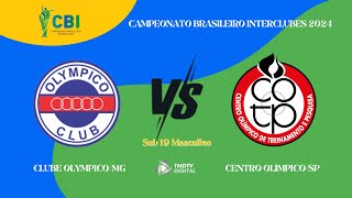 CAMPEONATO BRASILEIRO INTERCLUBES  VÔLEI MASC SUB 19  OCMG x COSP [upl. by Lonergan]