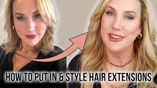 Irresistible Me Hair Extensions  Review amp Tutorial [upl. by Ydolem]