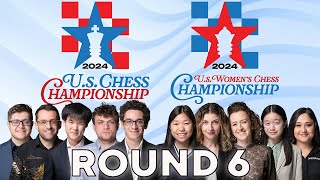 2024 US Chess Championships Round 6 [upl. by Akered128]