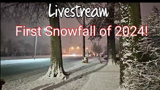 Livestream of First Snowfall of 2024 [upl. by Rebmak826]