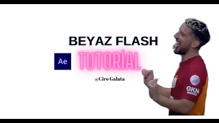 After Effects  Beyaz Flash White Flash Tutorial [upl. by Arick]