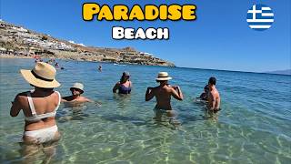 Discover Paradise Beach Mykonos Best Tourist Destination Greece Summer 2024 [upl. by Sydel]