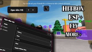 roblox script CPS hub V2 universal hitbox Expander esp and more NEW [upl. by Hsoj]