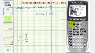 Ex 1 Solve a Trigonometric Equation Using a Double Angle Identity Substitution [upl. by Petersen]