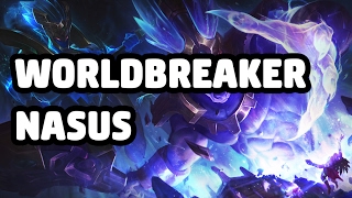 WORLDBREAKER NASUS SKIN SPOTLIGHT  LEAGUE OF LEGENDS [upl. by Gutow]