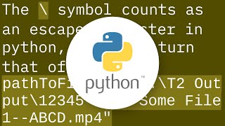 Python Popen Cannot Find the File Specified [upl. by Cayser42]