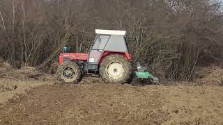 Zetor 7745 Turbo i Rotobrana GEO 210 [upl. by Jada]