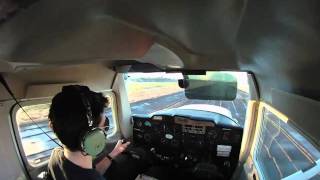 Landing a Cessna 152 Cockpit View [upl. by Payton]