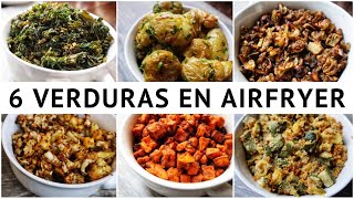 CÓMO HACER VERDURAS EN FREIDORA DE AIRE  FABI HAM RECETAS [upl. by Duffie]