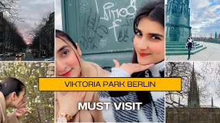 Viktoria Park Berlin  Visiting place in Berlin  International Student  vlog [upl. by Onairam319]