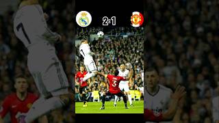 Real madrid 🆚️ Manchester united best epic 🔥 match 21 highlights shorts football youtube cr7 [upl. by Ekaterina175]