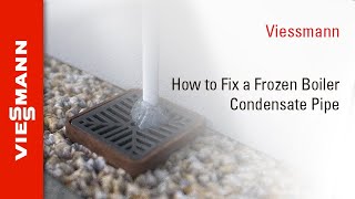 How to Fix a Frozen Boiler Condensate Pipe [upl. by Phene]