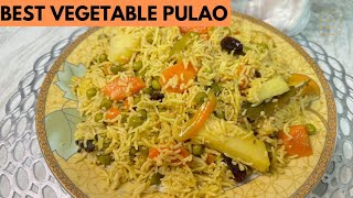 Winter Special Vegetable Pulao  Mix Vegetable Pulao Recipe  Delicious Sabzi Pulao [upl. by Sherm]